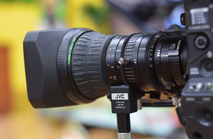 A modern production line equipped with advanced vision camera systems for quality control and efficiency.
